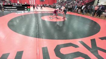 150 lbs Cons. Round 1 - Harlan Kinney, DAKOTA vs Tom Fitzsimmons, Niles (NOTRE DAME)