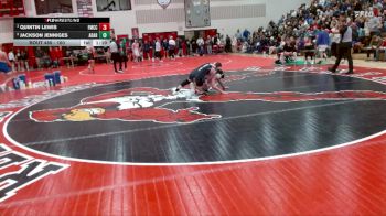 160 lbs Semifinal - Quintin Lewis, Fulda-Murray Cty Central vs Jackson Jenniges, Adrian Area