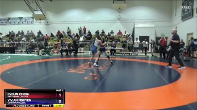 117 lbs 5th Place Match - Evelin Cerda, Santa Rosa College vs Vivian Nguyen, Cerritos College