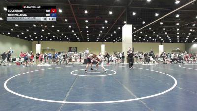 126 lbs Cons. Quarters - Cole Silas, Putnam City West vs John Valdivia, Greater Heights Wrestling