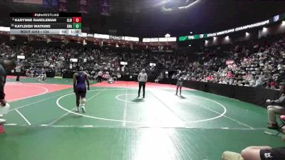 134 lbs Champ. Round 1 - Kayleigh Watkins, Unattached vs Karynne Randleman, SLW1