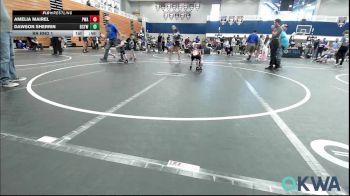 46 lbs Rr Rnd 1 - Amelia Mairel, Perry Wrestling Academy vs Dawson Sherrin, Bridge Creek Youth Wrestling