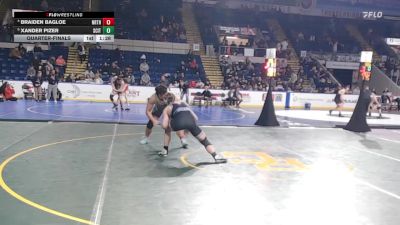 215 lbs Quarterfinal - Braiden Bagloe, Northbridge vs Xander Pizer, Scituate