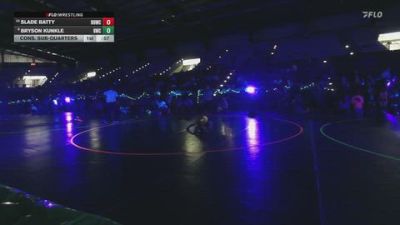 56 lbs Cons. Quarters - Slade Batty, Hook'm WC vs Bryson Kunkle, Rangely Wrestling Club