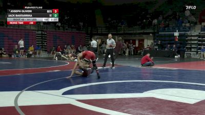 141 lbs Round Of 16 - Joseph Oliveri, Rutgers vs Jack Bastarrika, Virginia Tech