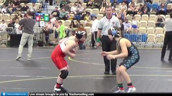 95 lbs Round 3 - Brooks Singer, Panthers vs Weston Divelbiss, Fort Hill