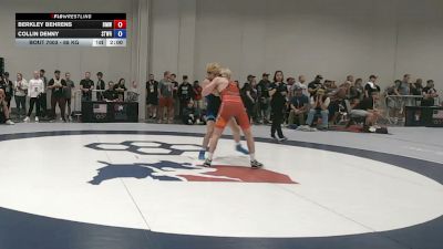 65 kg Champ. Rd Of 128 - Berkley Behrens, Beast Mode Wrestling vs Collin Denny, Stronghold Wrestling