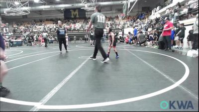 52 lbs Round Of 16 - Connor Abbott, F-5 Grappling vs Damien Heineken, Bridge Creek Youth Wrestling