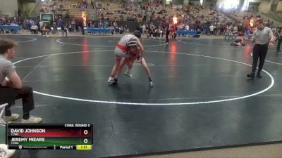 100 lbs Cons. Round 3 - Jeremy Miears, TCWC vs David Johnson, TCWC