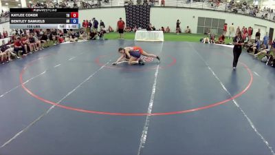 125 lbs Kaylee Coker, Tennessee vs Bentley Samuels, Arkansas