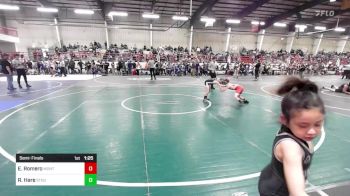 70 lbs Semifinal - Easton Romero, Monte Vista Takedown Club vs Ryan Hare, Stout Wr Ac