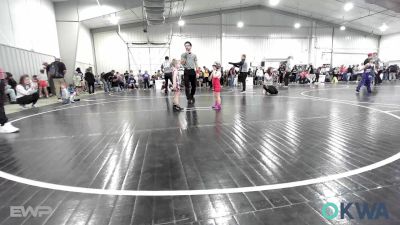 45 lbs Consi Of 8 #1 - Kennedy Luker, Fort Gibson Youth Wrestling vs Walker Kellett, Pocola Youth Wrestling