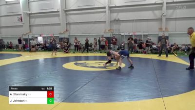 85-S lbs Final - Aj Slominsky, NJ vs Jett Johnson, FL