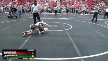 64 lbs Cons. Round 1 - Conner Hart, Maize Wrestling Club vs Jackson Wood, SlyFox