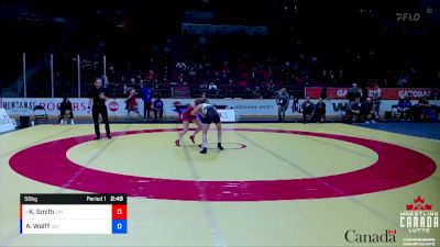 50kg Cons. Round 3 - Kayla Smith, Guelph WC vs Abby Wolff, Saskatoon WC