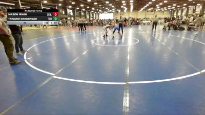 92 lbs Round 4 (1:30pm Friday) - Mason Irwin, Scorpions vs Traiano Dandeneau, Nauman Red