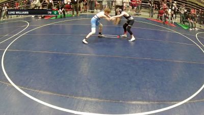 87 lbs Cons. Sub-quarters - Luke Williams, Team Prestige Wrestling vs Knox Hansen, Millard Wrestling