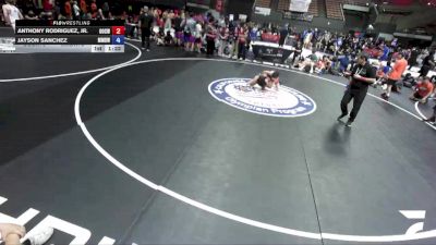 105 lbs Anthony Rodriguez, Jr., OCWA - Orange County Wrestling Association vs Jayson Sanchez, MDWA - Mount Diablo Wrestling Association