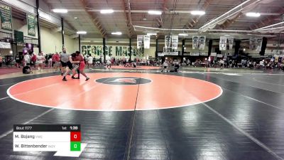 190 lbs Quarterfinal - Michael Bojang, Viking Wrestling Club vs William Bittenbender, Independence HS