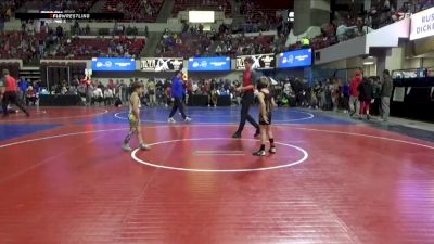 68 lbs 2nd Place Match - Kolter Loch, Lights Wrestling Club vs Clayton Hoffman, Mine Yard Dogs Wrestling Club