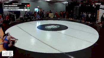 130 lbs. Cons. Round 2 - Libby Deutsch-Terry, Hillsboro vs Alina Wackerman, Fort Osage