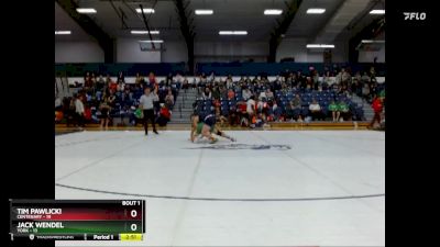 184 lbs Finals (2 Team) - Jack Wendel, York vs Tim Pawlicki, Centenary