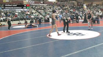 5A 125 lbs Semifinal - McKenna Likert, SEARCY HIGH SCHOOL vs Brooklynn Stuteville, MOUNTAIN HOME HIGH SCHOOL