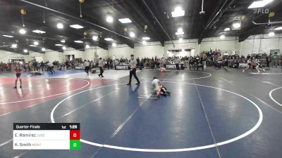 70 lbs Quarterfinal - Ezekiel Ramirez, Juggernaut WC vs Kanon Smith, Montazuma Cortez