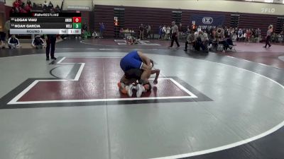 120 lbs Round 1 - Noah Garcia, West Liberty vs Logan Viau, Tinley Park (Andrew)