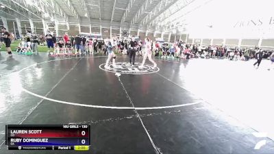 130 lbs Semifinal - Lauren Scott, CO vs Ruby Dominguez, CA