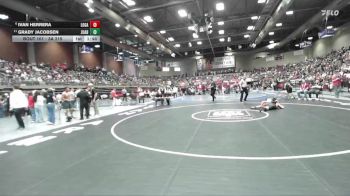 3A 215 lbs Champ. Round 1 - Grady Jacobsen, Juab vs Ivan Herrera, Logan