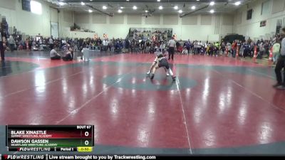 75 lbs Quarterfinal - Dawson Gassen, Heartland Wrestling Academy vs Blake Xinastle, Summit Wrestling Academy