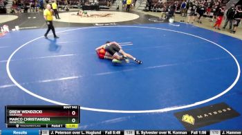 182 lbs Quarterfinal - Drew Wendzicki, Kaukauna vs Marco Christiansen, Minnetonka
