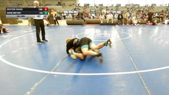 165 lbs Semifinal - Dexter Ward, TDWC Maniacs Blue - MS vs John Meyer, IRONWHALE - MS