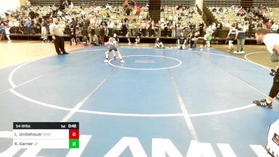 54-61 lbs Quarterfinal - Lilie Umbehauer, Seneca vs Kyla Garner, Upper Perkiomen