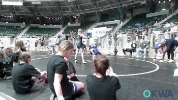 100 lbs Rr Rnd 1 - Acelynn Hauenstein, Team Tulsa Girls vs Hattie Foust, SW Girls