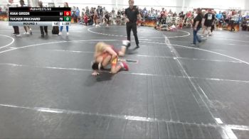 95 lbs Round 1 - Kian Green, Morris Fitness vs Tucker Prichard, Pedraza Wrestling