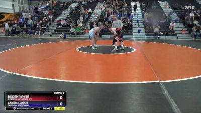 USA Juinor men-2 lbs Round 1 - Boden White, Immortal Athletics WC vs Layen LaGue, Caveman Wrestling