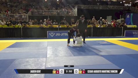Cesar Augusto Martinez Rincon vs Jaiden Kent 2025 Pan Kids Jiu-Jitsu IBJJF Championship