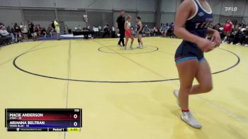 110 lbs 4th Wrestleback (16 Team) - Macie Anderson, Utah vs Arianna Beltran, Texas Blue