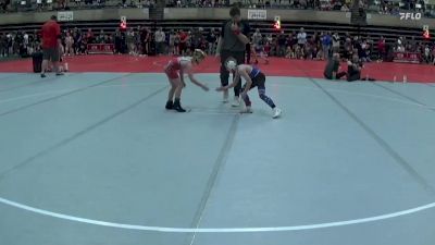 70 lbs Quarterfinal - Landon Bekaert, Heartland Wrestling Academy vs Jett Leclaire, The Complete Wrestler