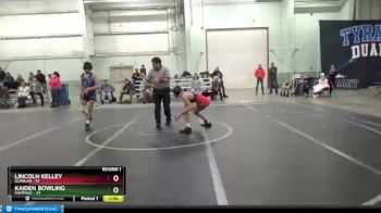 110 lbs Round 1 (8 Team) - Lincoln Kelley, Scanlan vs Kaiden Bowling, Rampage