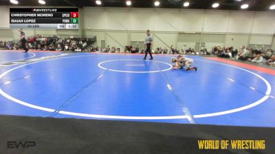 43 lbs Final - Christopher Moreno, Team Speed vs Isaiah Lopez, POWA 9U