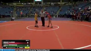 109 lbs Semifinal - Sarah Zimmerman, Hays vs Ashley Alonso, Dodge City