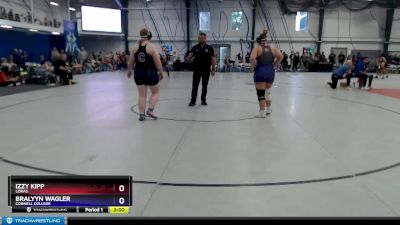 235 lbs 3rd Place Match - Bralyyn Wagler, Cornell College vs Izzy Kipp, Loras