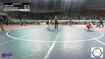 Semifinal - Ameila Long, Ponca City LadyCat Wrestling vs Remington Moore, Broken Arrow Girls Junior High