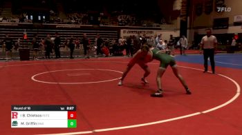 125 lbs Round Of 16 - Brandon Chletsos, Rutgers vs Matthew Griffin, Binghamton