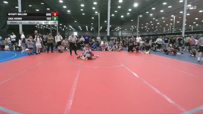 72 lbs Round 5 (6 Team) - Wyatt Miller, Barn Brothers WC vs Zak Horn, The Outsiders