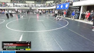 105 lbs Quarterfinal - Paxton Gish, Askren Wrestling Academy vs GRANT KNUTSON, Outlaw Wrestling Club