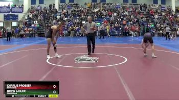 132 lbs Champ. Round 2 - Drew Aigler, Columbian vs Charlie Prosser, Berkshire